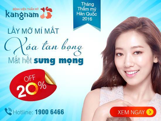 ƯU ĐÃI giảm ngay 20% lấy mỡ mí mắt – duy nhất trong tháng 10