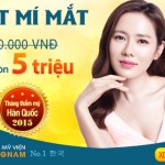 Cơ hội “Vàng” cắt mí mắt chỉ với 4,9tr – Tháng thẩm mỹ công nghệ Hàn Quốc