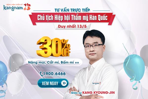[DUY NHẤT 13/5 – TƯ VẤN TRỰC TIẾP TỪ CHỦ TỊCH HIỆP HỘI THẨM MỸ HÀN QUỐC KCCS  ] – [OFF 30%] – CHI PHÍ CẮT MÍ, BẤM MÍ, NÂNG MŨI