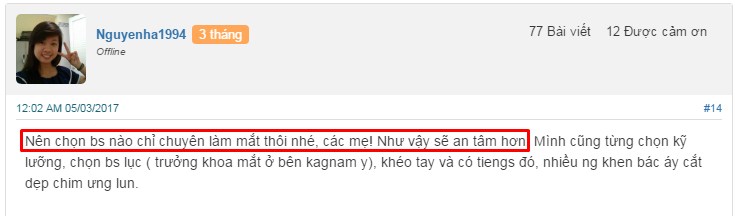cắt bọng mắt dưới ở đâu đẹp